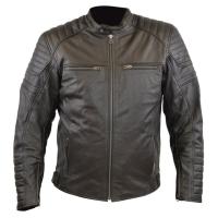MCP Мотокуртка мужская кожаная Sunday черный в Москве